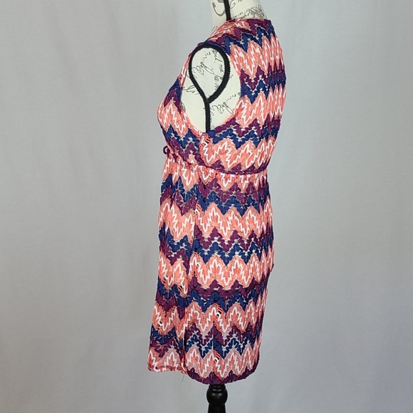 Vintage Sexy Crochet Swim Swimsuit Swimming Cover-Up Dress, Size Small - Picture 3 of 7